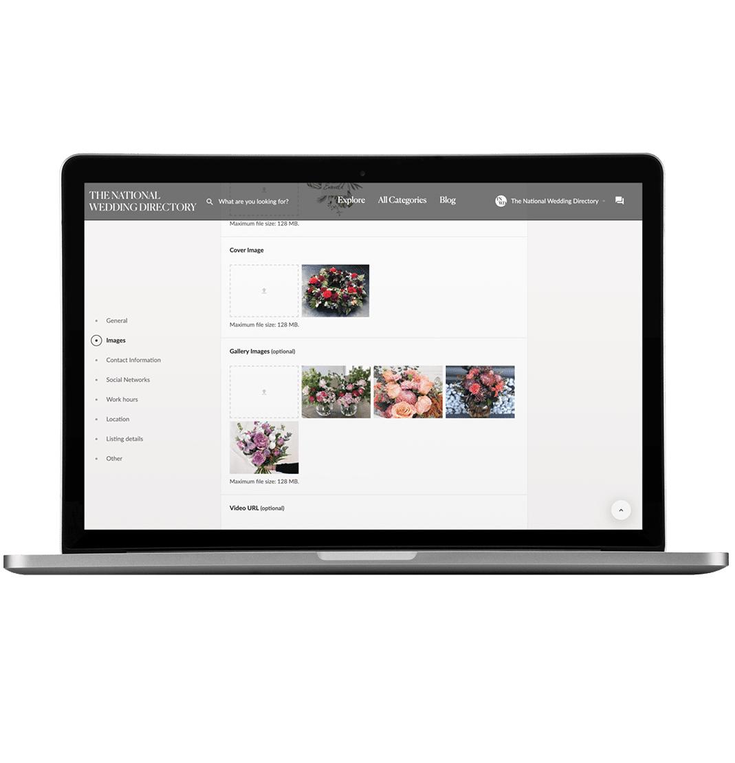 TNWD Macbook 1 - Advertise on The National Wedding Directory - The National Wedding Directory